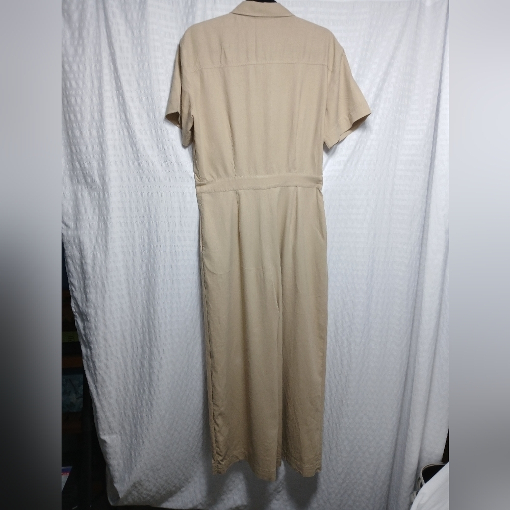 Micheal Kors Linen/ Cotton Wide Leg Jumpsuit. Size M - Picture 3 of 13